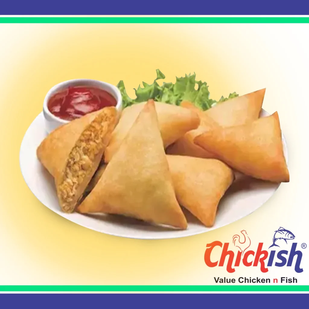 Chickish Chicken Samosa 350g 12 Pieces - TollintonPk