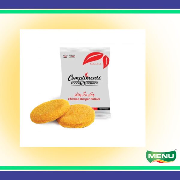Menu Chicken Burger Patties 1kg 12 Pieces